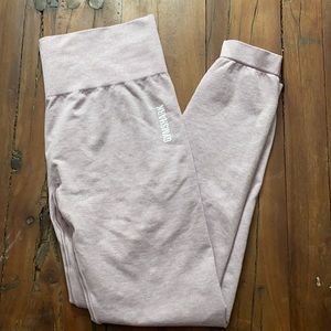 Gymshark Adapt Marl Seamless Leggings - Light Purple